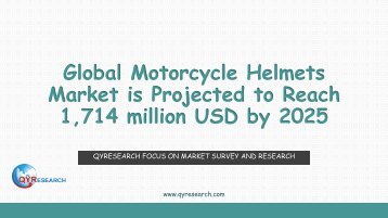 Global Motorcycle Helmets Market is Projected to Reach 1,714 million USD by 2025