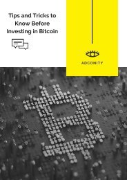 Bitcoin Advertising Platform like ADconity | Read More