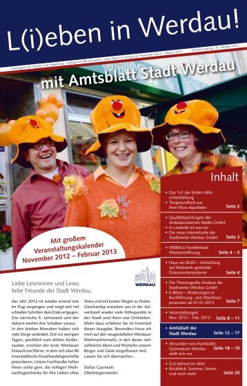 mit Amtsblatt Stadt Werdau