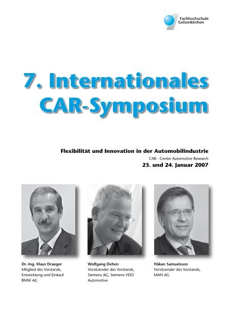 7. Internationales CAR-Symposium - SAP.com