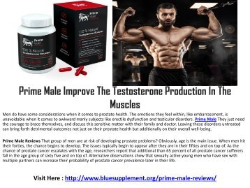 Prime Male : Powerful Supplement To Get Muscular Body!