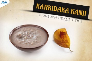 Karkidaka Kanji - Monsoon Health Tips