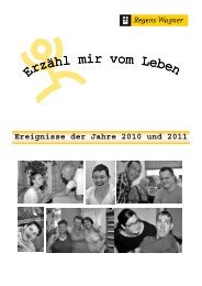 Hauszeitung 2010/2011 - Regens Wagner Holnstein