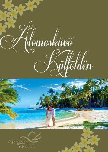 Amazon Travel Esküvői Katalógus 2018