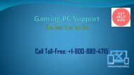 GamingPCSupport +1-800-889-4715