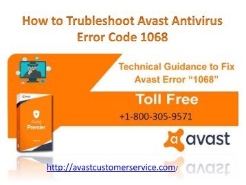 avast tech support 1-800-305-9571