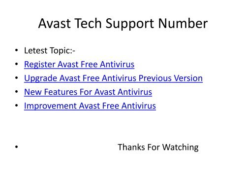 avast tech support 1-800-305-9571