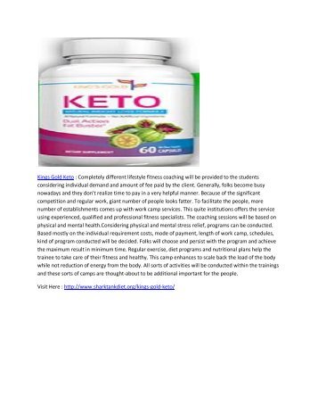 Kings Gold Keto - Helps You To Enhance Your Personality