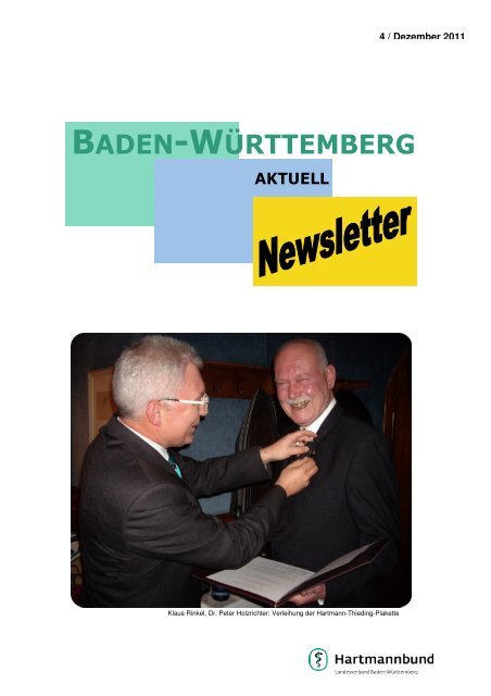Baden-Württemberg aktuell 4-2011 - Hartmannbund