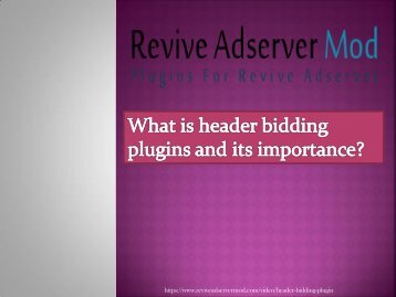 header bidding plugins