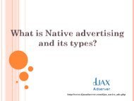 what is native advertising and its types