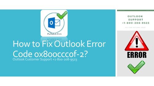 How to Fix Outlook Error Code 0x800ccc0f-2
