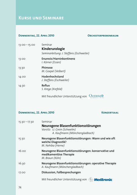 Wissenschaftliches Programm - Klinikum Dortmund