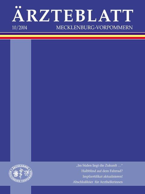 Ärzteblatt Oktober 2004 - Ärztekammer Mecklenburg-Vorpommern