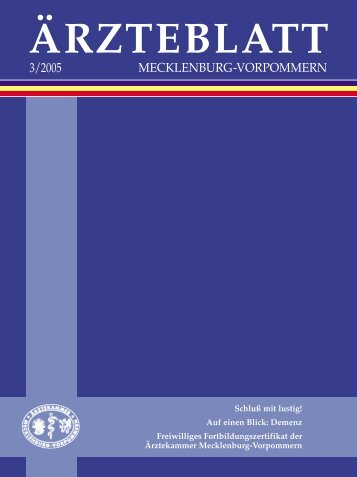 Ärzteblatt März 2005 - Ärztekammer Mecklenburg-Vorpommern