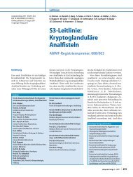 S3-Leitlinie: Kryptoglanduläre Analfisteln - Proktologische Praxis ...