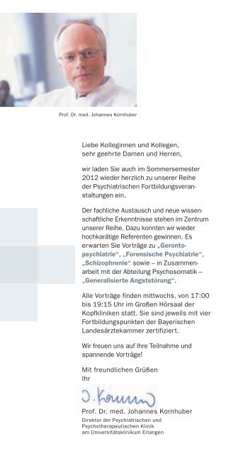 Psychiatrische Fortbildungsveranstaltungen - Psychiatrie ...