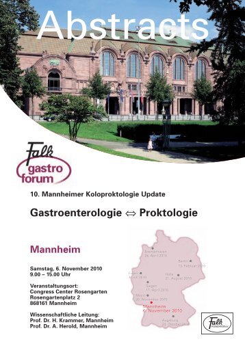 Proktitis – aus gastroenterologischer Sicht - Dr. Falk Pharma GmbH