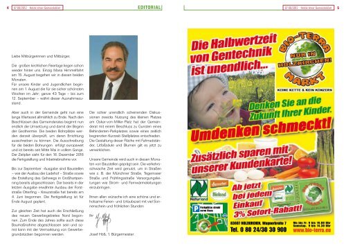 Ausgabe • Juli – August 2012 - Holzkirchen