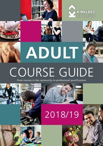 Kirklees College Adult Course Guide 2018/19