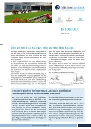 Infobrief Juni 2010 - Klinikum Ansbach