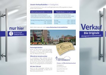 Faltblatt "Stadtliche Artikel"
