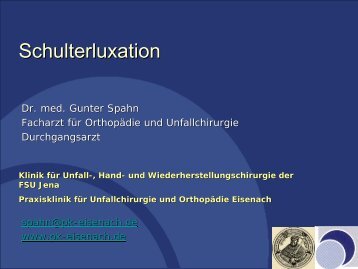 Schulterluxation - Praxisklinik für Unfallchirurgie und Orthopädie ...