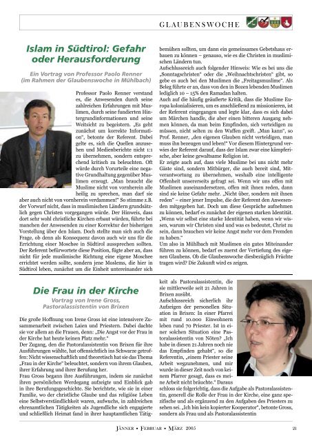 Mühlbacher Marktblatt 01/2005