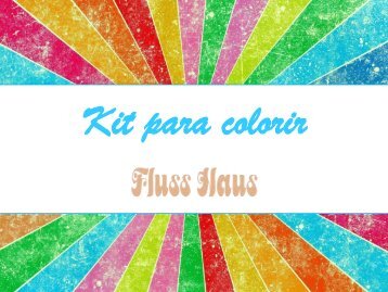 kit para colorir Fluss Haus