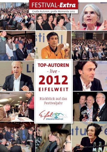 TOP-AUTOREN - live - 2012 EIFELWEIT - Eifel-Literatur-Festival