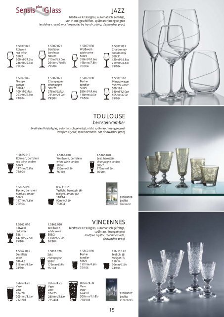 decanters - Eisch