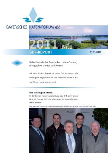 bhf-report - Bayerisches Hafen-Forum eV