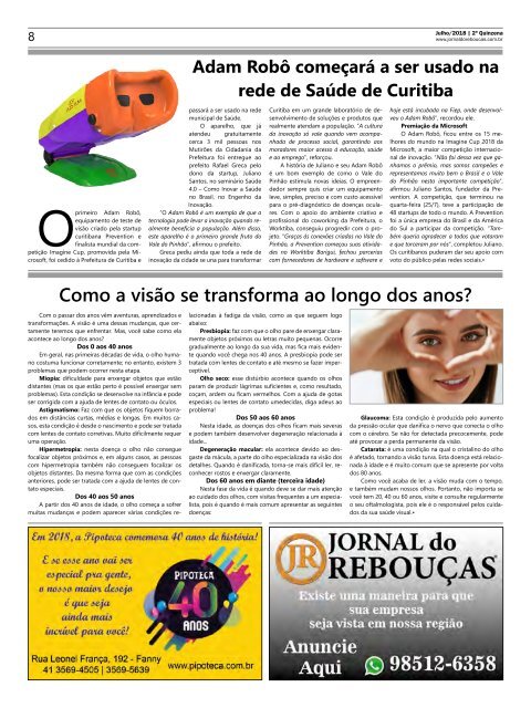  Jornal do Rebouças - 2a. Q - Julho 2018