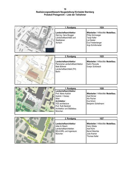 Stadt Starnberg Neugestaltung des Kirchplatzes - Bartenbach & David