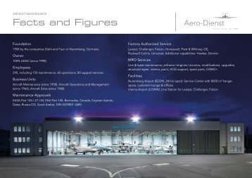 Facts and Figures - Aero-Dienst GmbH & Co. KG