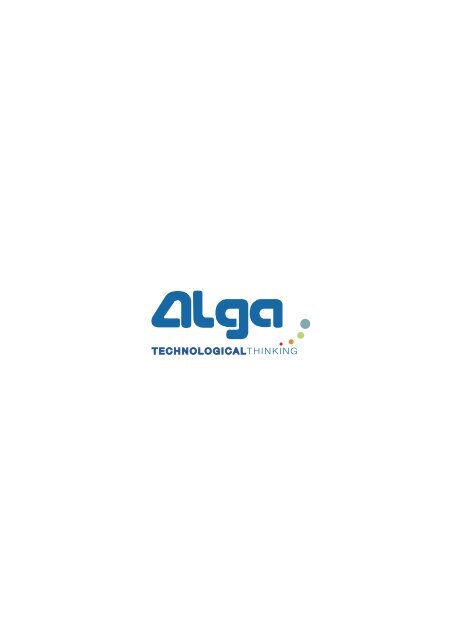 ALGA GENERAL CATALOGUE