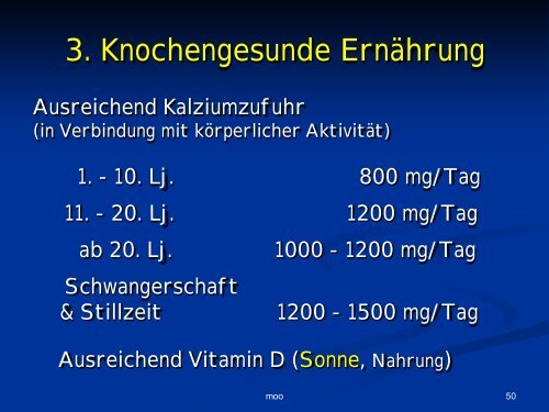 OSTEOPOROSE - Dr. Kurt A. Moosburger