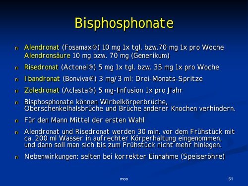 OSTEOPOROSE - Dr. Kurt A. Moosburger