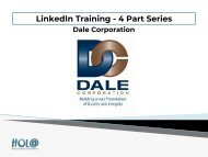 LinkedIn Trainings - 4 Part Series