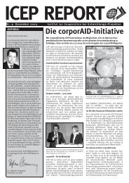 Die corporAID-Initiative - Institut zur Cooperation bei Entwicklungs ...