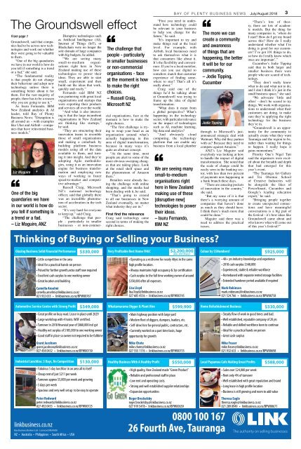 Bay of Plenty Business News July/August 2018