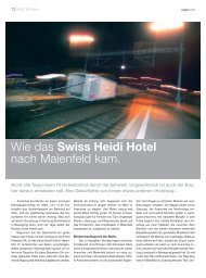 Wie das Swiss Heidi Hotel nach Maienfeld kam.