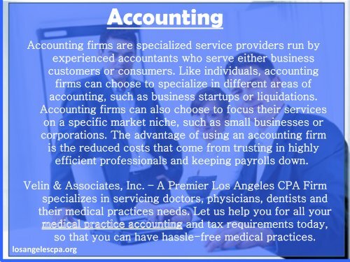 Expert in Medical Practice Accounting