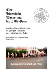 800 Jahre Oyten - Online-Ausgabe - Heimatverein Oyten eV