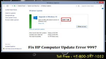 Fix HP Computer Update Error 9997 +1-800-597-1052