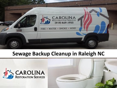 Sewage Backup Cleanup in Raleigh NC