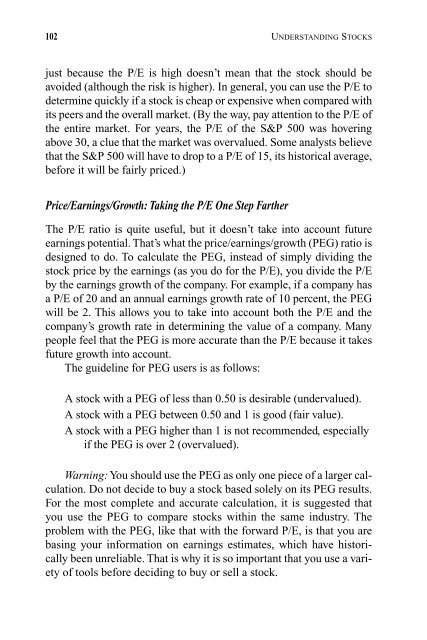 Understanding Stocks