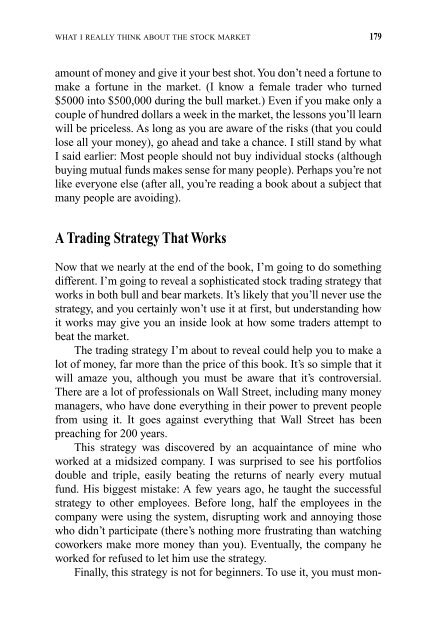 Understanding Stocks