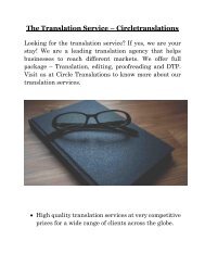 The Translation Service - Circletranslations