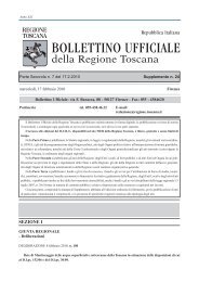 rete monitoraggio qualitativo dei corpi idrici della ... - Regione Toscana